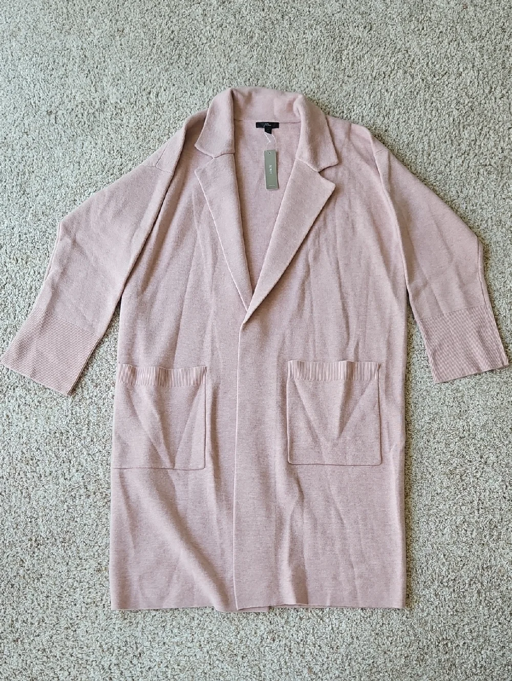 J. Crew Blossom Ella Sweater Blazer M, PinkSleek and streamlined, J.Crew offers - Picture 3 of 9